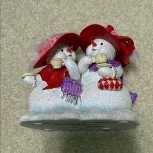 Simply Sassy Snowfriends Red Hats & Purple Numbered Collectible Figurine